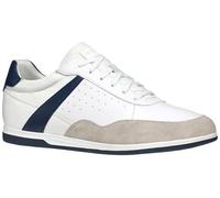 Geox Men's U Renan C Sneaker, White/Avio, 10 UK