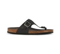 Geox Men's U Sandal Ghita D Flip Flop, Black, 7 UK