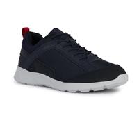 Geox Men's U Sanzio C Sneaker, Navy Black, 8 UK