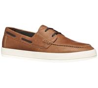 Geox Men's U Serifos J Moccasin, Light Brown, 42 EU
