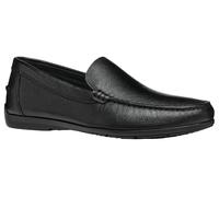 Geox Men's U SIRON A Moccasin, Black, 8.5 UK