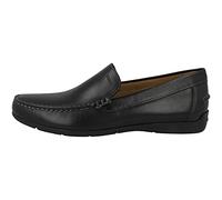 Geox Mens U Siron Moccasins, Black, 9 UK