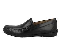 Geox Men's U Siron W Moccasins, Black, 8.5 UK