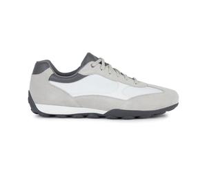 Geox Men's U Snake 2.0 C Sneaker, Lt Grey White, 6.5 UK