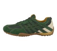Geox Men's U Snake Original ASneaker, Green, 10.5 UK