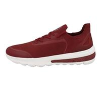 Geox Men's U Spherica Actif Sneaker, dk red, 8 UK