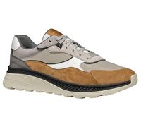 Geox Mens U Spherica Actif X1 Sand Toffee Trainers Mens Eu Sizes: 43, Colour: Brown Fabric