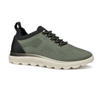 Geox Men's U SPHERICA E Sneaker, Dk Green/Black, 10 UK