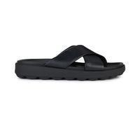 Geox Men's U Spherica Ec6 B Slide Sandal, Black, 4 UK