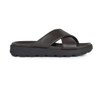 Geox Men's U Spherica Ec6 B Slide Sandal, dark brown, 7 UK