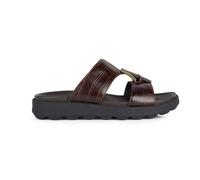 Geox Men's U Spherica Ec6 D Slide Sandal, Dark Brown, 8 UK