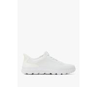 Geox Mens U Spherica Plus A White Trainers Mens Eu Sizes: 43, Colour: White Fabric
