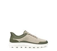 Geox Men's U Spherica Plus E Sneaker, Olive Sand, 6.5 UK