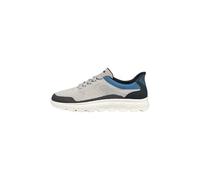 Geox Men's U SPHERICA Plus E Trainers, LT Grey/Navy, 45 EU