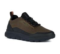 Geox Men's U Spherica Sneaker, Dk Olive, 10.5 UK