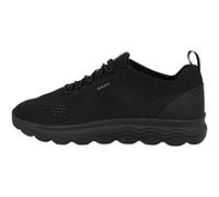 Geox Men's U Spherica Sneakers, Black 100, 8 UK