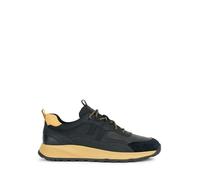 Geox Men's U Terrestre A Sneaker, Black Ochre, 10.5 UK