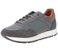 Geox Men's U Vicenda D Sneaker, Anthracite Navy, 8 UK