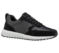 Geox Men's U Volpiano A Sneaker, Black, 10 UK