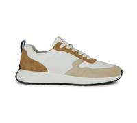 Geox Men's U Volpiano A Sneaker, Lt Taupe White, 11 UK