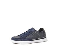 Geox Men's U Walee A Low-Top Sneakers, Blue Navy, 8 UK