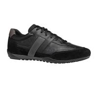 Geox Men's U Wells A Sneaker, Black, 8 UK