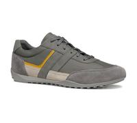 Geox Men's U Wells A Sneaker, Dark Grey, 8 UK