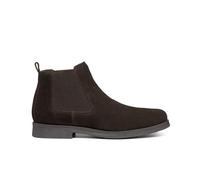 Geox Men's Uomo Claudio A Ankle Boot, Dk Coffee, 9 UK