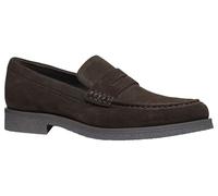Geox Men's Uomo Claudio C Moccasin, Dk Coffee, 6 UK
