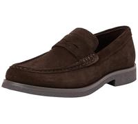 Geox Men's Uomo Claudio C Moccasin, Dk Coffee, 8 UK