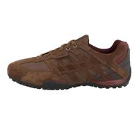 Geox Men's Uomo Snake A Sneaker, Browncotto, 10 UK