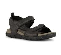 Geox Men's Uomo Strada B Sandal Sports, Black, 5 UK