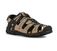 Geox Men's Uomo Strada C Sandal Sports, Lt Taupe, 8 UK