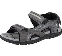 Geox Mens Uomo Strada Sandals, Stone Lt Grey, 11 UK