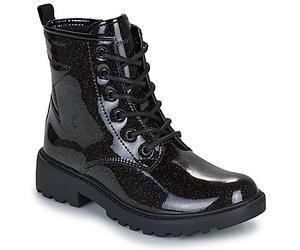 Geox Mid Boots J CASEY GIRL GLITTER in Black 11 kid