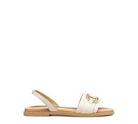 Geox NAILEEN Women's Sandals in Beige Smooth Leather