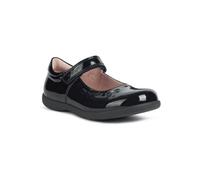 Geox Naimara Leather Black Patent Shoes UK 2.5