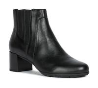 Geox Ankle Boots New Annya Mid B Black EU 38 1/2 Woman