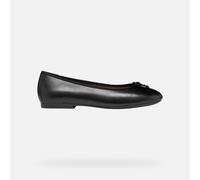 Geox Women D New Palmaria F Ballet Flat, Black, 5.5 UK