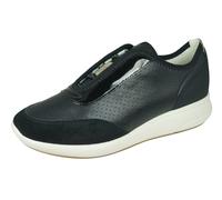 Geox Ophira Womens Leather Trainers - Black