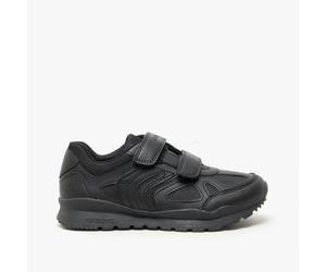 GEOX PAVEL B Boys Touch Fasten School Trainers Black - UK 7 / EUR 24