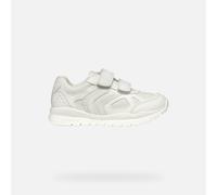 Geox Boys J Pavel Sneaker, White, 9 UK Child
