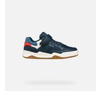 Geox J Perth Boy E Trainers, Navy, 39 EU