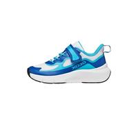 Geox Pro-Ran J65P7F Children's Sports Shoes, White and Blue, with Strap, Ergonomic and Cushioned, White, Baby Blue, 1 UK