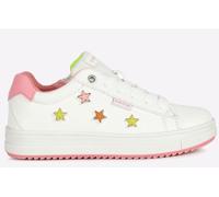 Geox Rebecca Waterproof Girls Womens | School Shoes | White/Fuchsia | UK Size 4