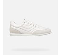 Geox Men U Renan D Sneaker, White, 9 UK