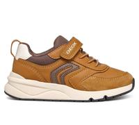 Geox Rooner Boys Trainers Size: 2.5 Colour : Dark Yellow/Coffee