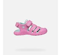 Geox Fusbetto Pro Closed Toe Youth Sandals Pink EU 39 Girl