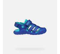 Geox J S. FUSBETTO PRO BO Sandal, Royal/LT Blue, 34 EU