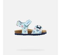Geox B Chalki Boy Sandal, LT Blue, 25 EU